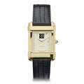 BU Men's Gold Quad with Leather Strap - Image 2