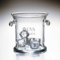UVA Darden Glass Ice Bucket by Simon Pearce