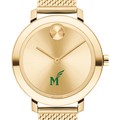George Mason Women's Movado Bold Gold with Mesh Bracelet - Image 1