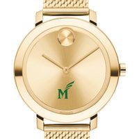 George Mason Women's Movado Bold Gold with Mesh Bracelet