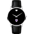Holy Cross Men's Movado Museum with Leather Strap - Image 2