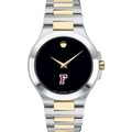 Fordham Men's Movado Collection Two-Tone Watch with Black Dial - Image 2