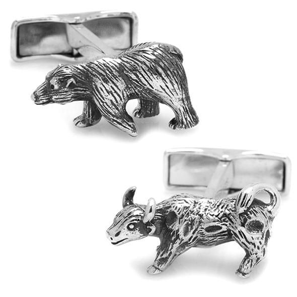 Bear and Bull Cufflinks