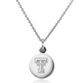Texas Tech Necklace with Charm in Sterling Silver - Image 1