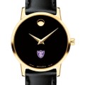 St. Thomas Women's Movado Gold Museum Classic Leather - Image 1