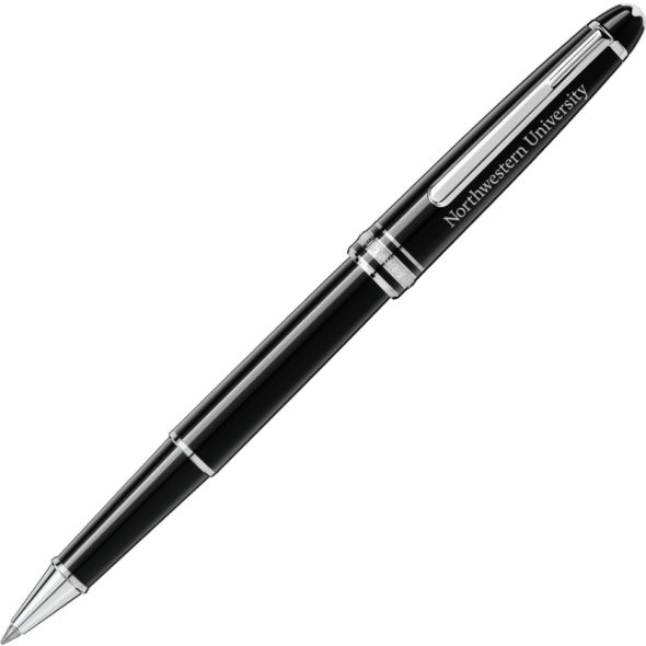 Northwestern University Montblanc Meisterstück Classique Rollerball Pen in Platinum