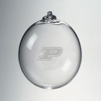 Purdue Glass Ornament by Simon Pearce