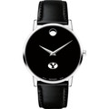 BYU Men's Movado Museum with Leather Strap - Image 2