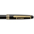 Illinois Montblanc Meisterstück Classique Rollerball Pen in Gold - Image 2