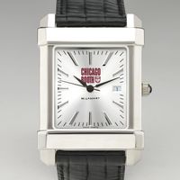 Chicago Booth Men's Collegiate Watch with Leather Strap