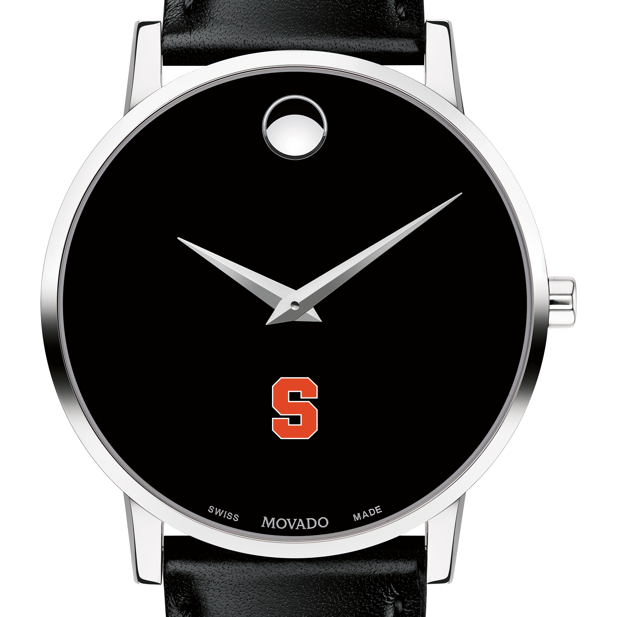 Syracuse University Men's Movado Museum with Leather Strap