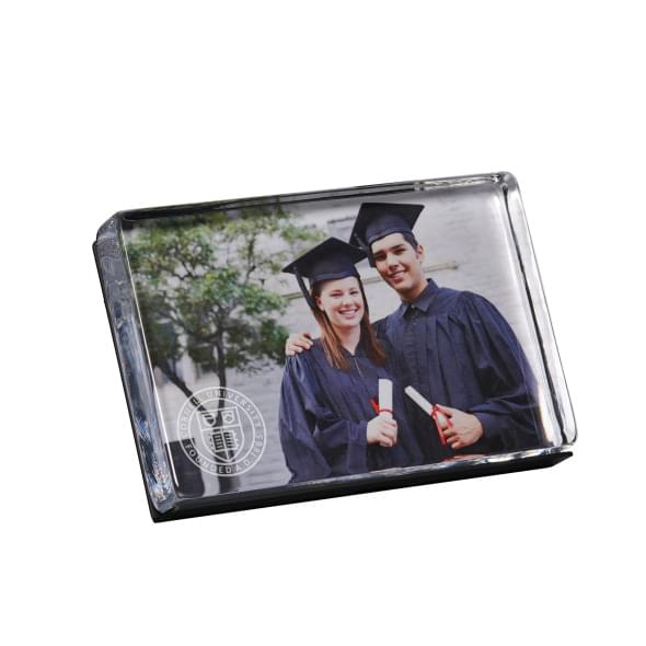 Cornell Glass Photo Block by Simon Pearce
