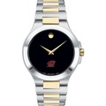 Central Michigan Men's Movado Collection Two-Tone Watch with Black Dial - Image 2