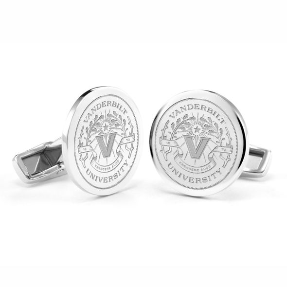 Vanderbilt University Cufflinks in Sterling Silver - Image 1
