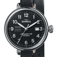 Emory Goizueta Shinola Watch, The Birdy 38mm Black Dial