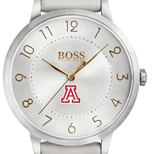 University of Arizona Women's BOSS White Leather from M.LaHart