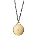 Notre Dame Monica Rich Kosann Round Charm in Gold with Stone - Image 3