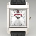 University of South Carolina Men's Collegiate Watch with Leather Strap - Image 1
