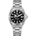 click to view Michigan Ross Men's TAG Heuer Steel Aquaracer with Black Dial - Image 2