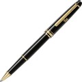 click to view Pitt Montblanc Meisterstück Classique Rollerball Pen in Gold - Image 1