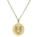 Yale SOM 18K Gold Pendant & Chain - Image 1