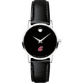 WSU Women's Movado Museum with Leather Strap - Image 2