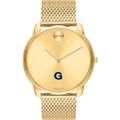 Georgetown Men's Movado Bold Gold 42 with Mesh Bracelet - Image 2