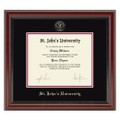 St. John's University Diploma Frame, the Fidelitas - Image 1