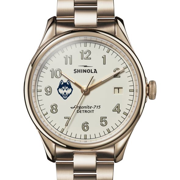UConn Shinola Watch, The Vinton 38mm Ivory Dial - Image 1