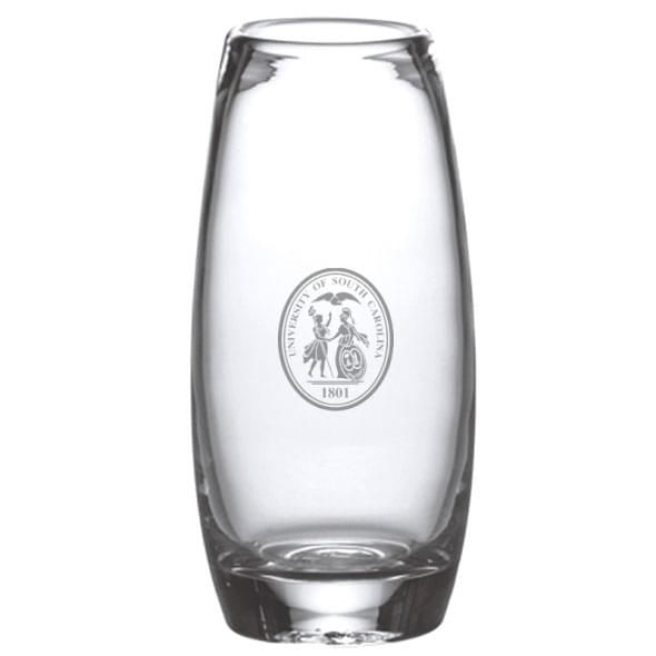 University of South Carolina Glass Addison Vase by Simon Pearce - Image 1