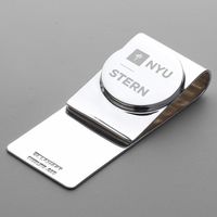 NYU Stern Sterling Silver Money Clip