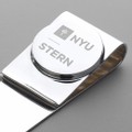 NYU Stern Sterling Silver Money Clip - Image 2