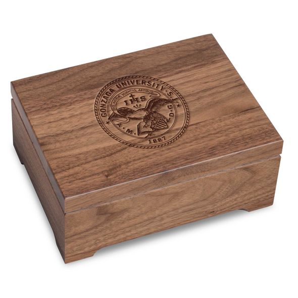 Gonzaga Solid Walnut Desk Box - Image 1