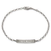 Seton Hall Monica Rich Kosann Petite Poesy Bracelet in Silver