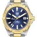George Mason Men's TAG Heuer Automatic Two-Tone Aquaracer with Blue Dial - Image 1