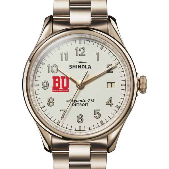 BU Shinola Watch, The Vinton 38mm Ivory Dial - Image 1