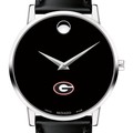 UGA Men's Movado Museum with Leather Strap - Image 1