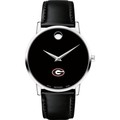 UGA Men's Movado Museum with Leather Strap - Image 2