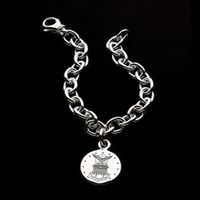 Air Force Academy Sterling Silver Charm Bracelet