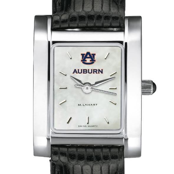 Auburn Women's MOP Steel Quad with leather strap - Image 1