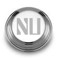 Northwestern Pewter Paperweight - Image 1