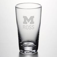 Michigan Ross Ascutney Pint Glass by Simon Pearce