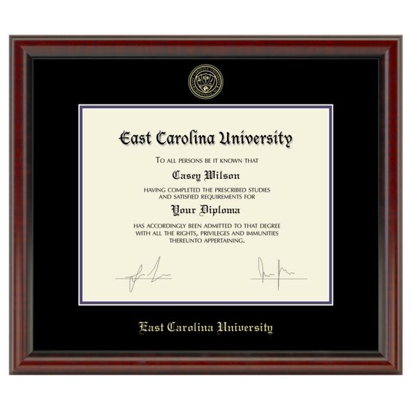 ECU Diploma Frame, the Fidelitas - Image 1