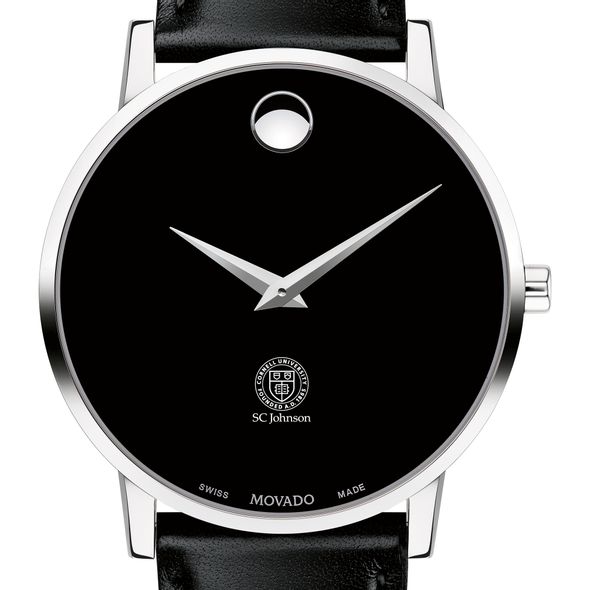 SC Johnson College Men's Movado Museum with Leather Strap - Image 1