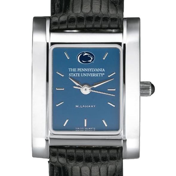 Penn State Women's Blue Quad Watch with Leather Strap - Image 1