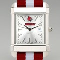 University of Louisville Collegiate Watch with NATO Strap for Men - Image 1
