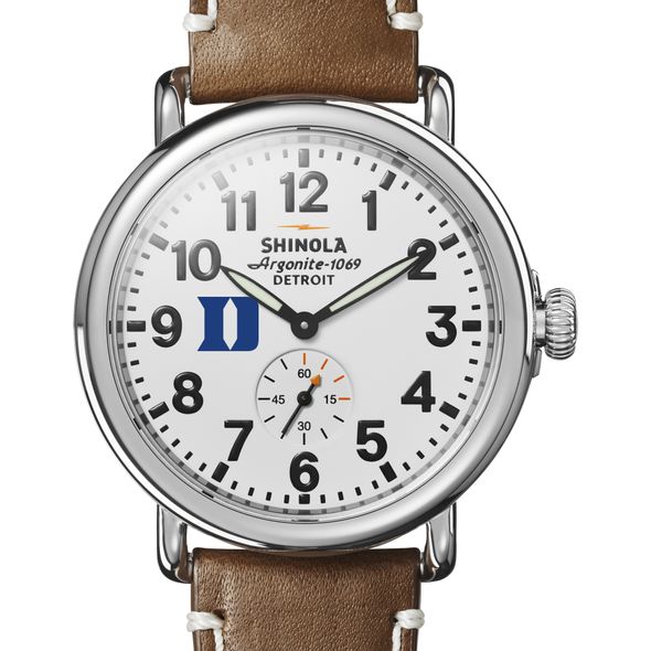 Duke Shinola Watch, The Runwell 41mm White Dial - Image 1