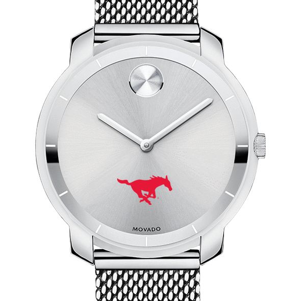 Southern Methodist University Women's Movado Stainless Bold 36