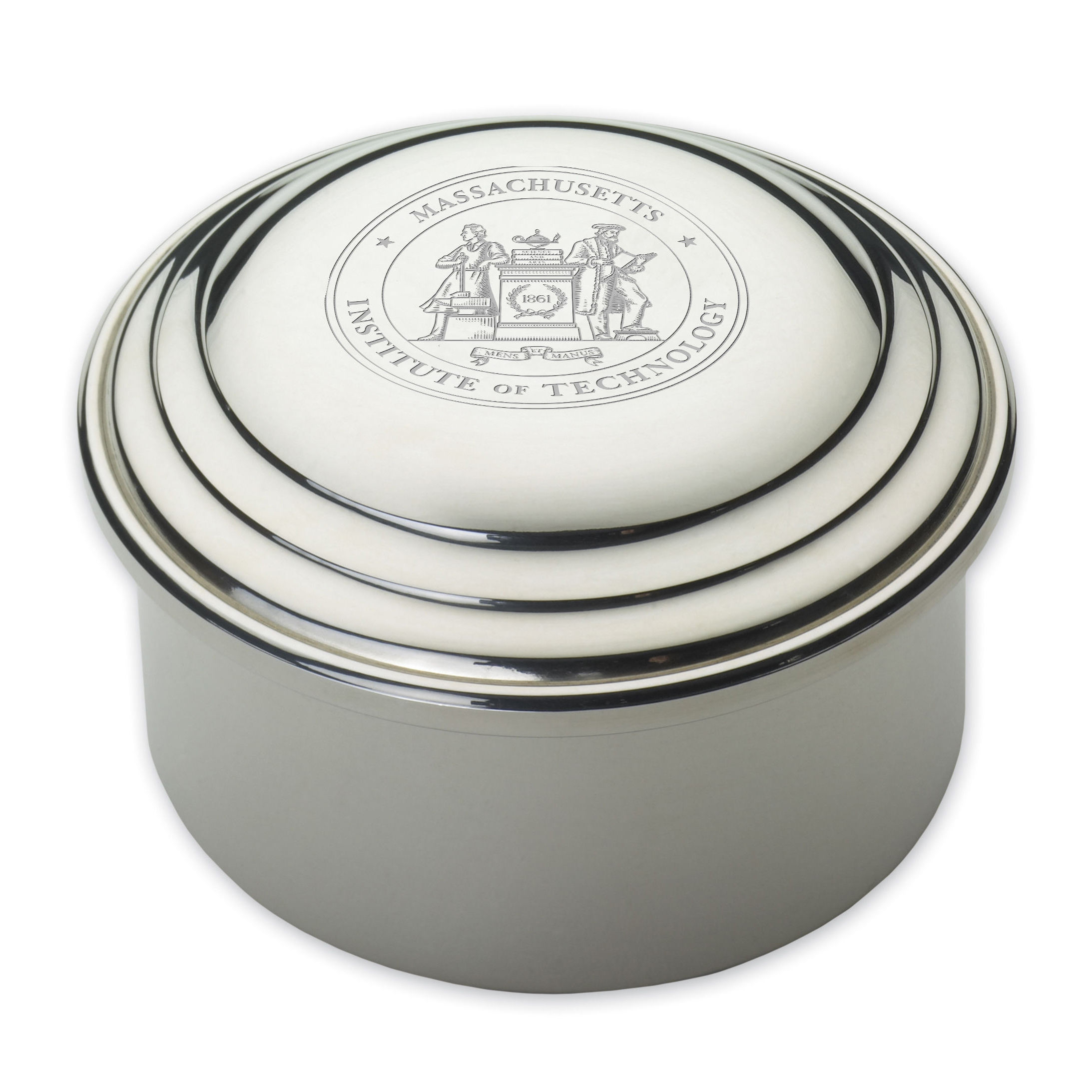MIT Pewter Keepsake Box