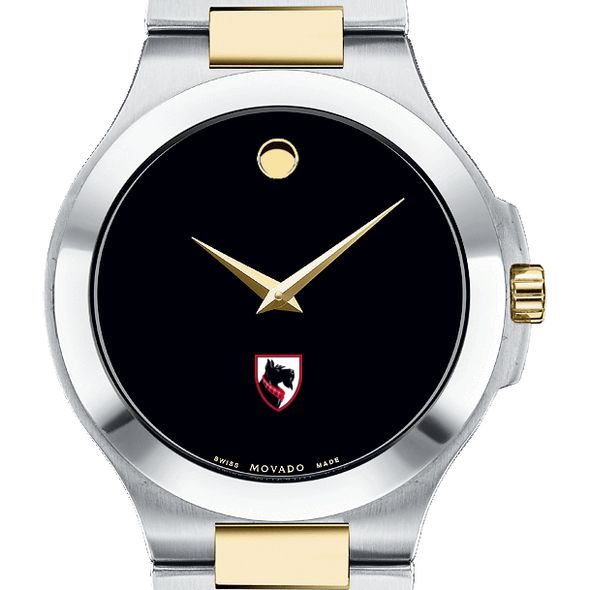 Carnegie Mellon Men's Movado Collection Two-Tone Watch with Black Dial - Image 1